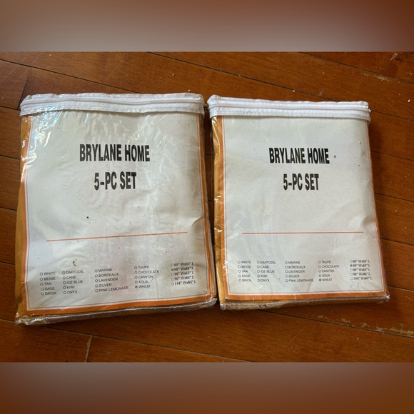 Brylane Home 5-Piece Curtain  Set - Picture 1 of 4